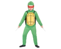 Role play-set for kids Brave turtle (eye mask, hood, jumpsuit, shell) size 130/140 cm